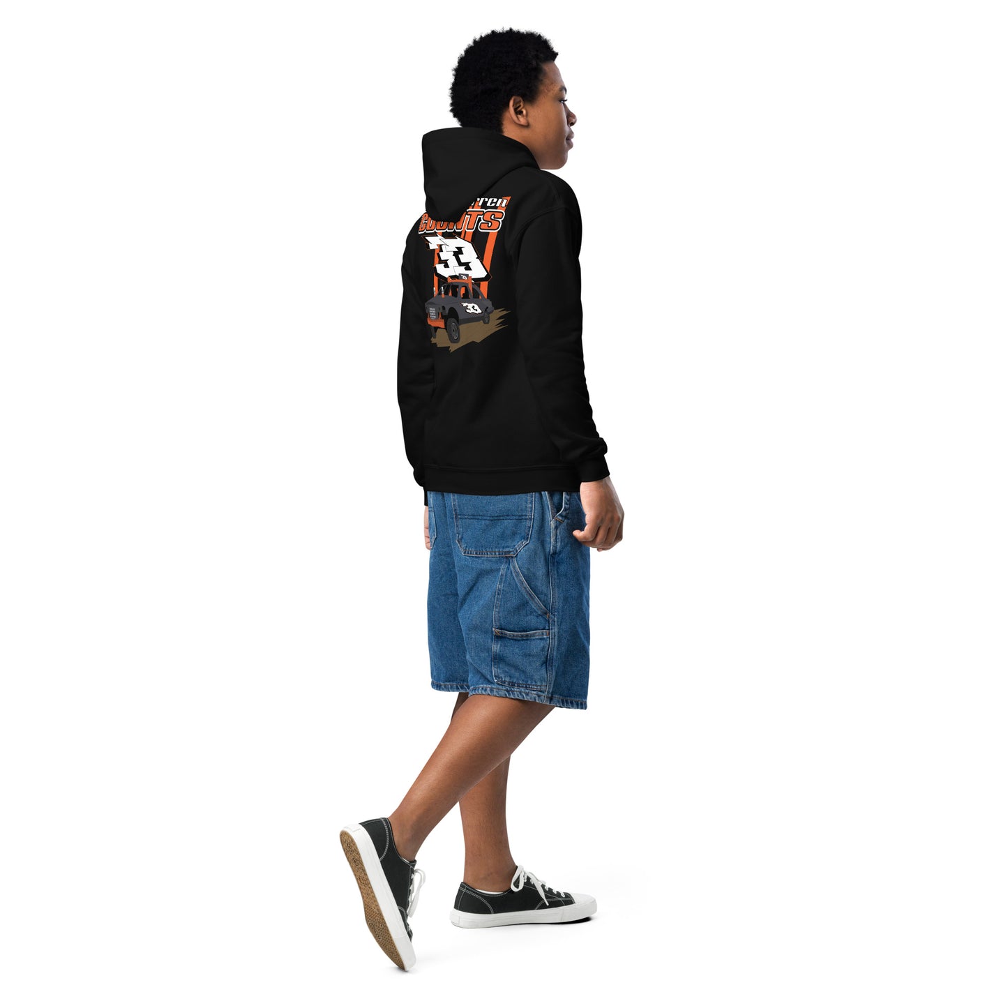 Garren Counts #33 Stripecar Youth Hoodie