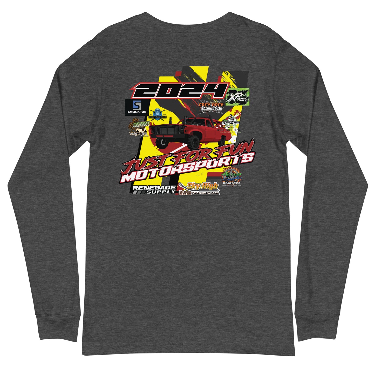 Just for Fun Motorsports 24  Long Sleeve Tee