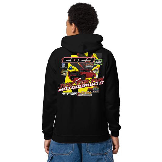 Just For Fun Motorsports 24 Youth heavy blend hoodie